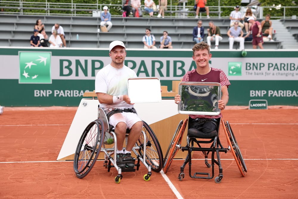 Sam Schroder, Niels Vink, finale, tennis-fauteuil, quad, simple dames, Roland-Garros 2023