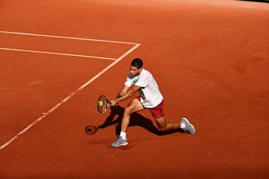 Carlos Alcaraz, entraînement, Roland-Garros 2022