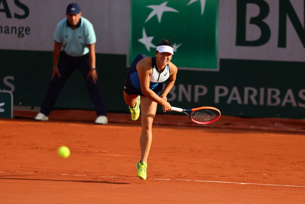 Claire Liu, first round, Roland-Garros 2023