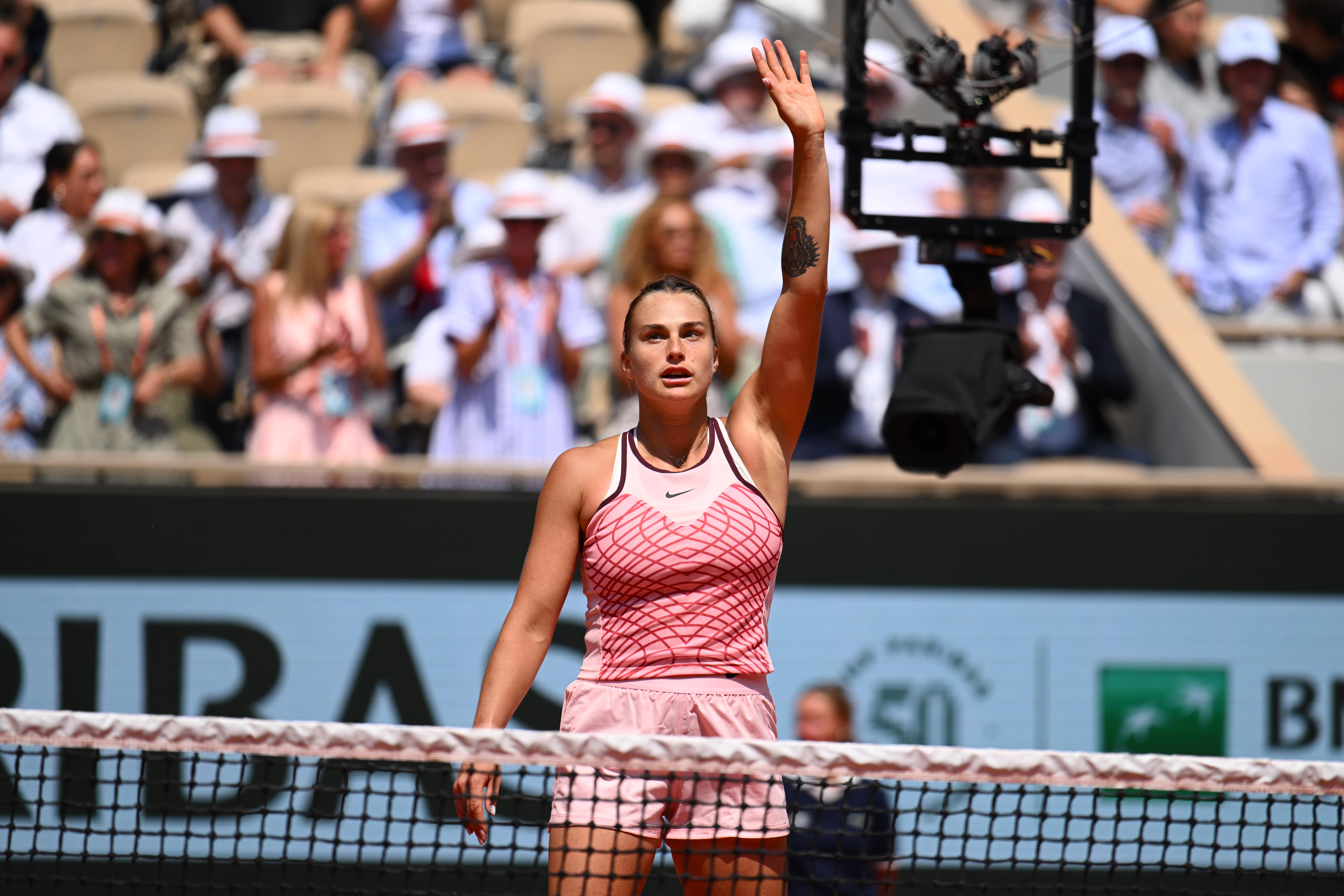 Aryna Sabalenka, quarts de finale, Roland-Garros 2023