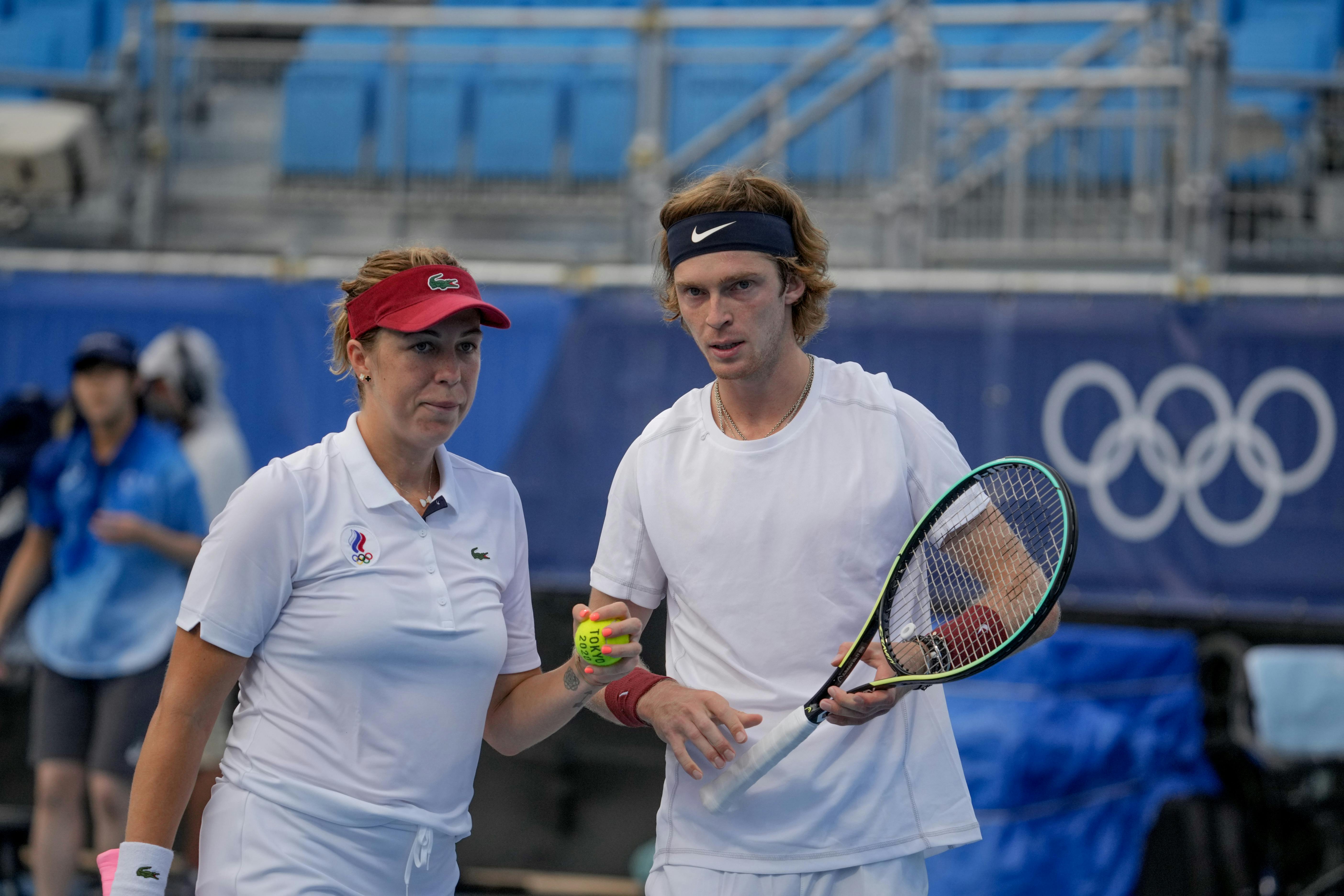 Pavlyuchenkova et Rublev / Double mixte JO Tokyo 2020