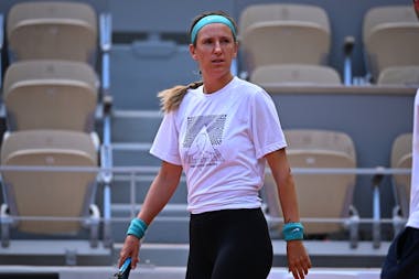 Victoria Azarenka, Roland Garros 2022 practice