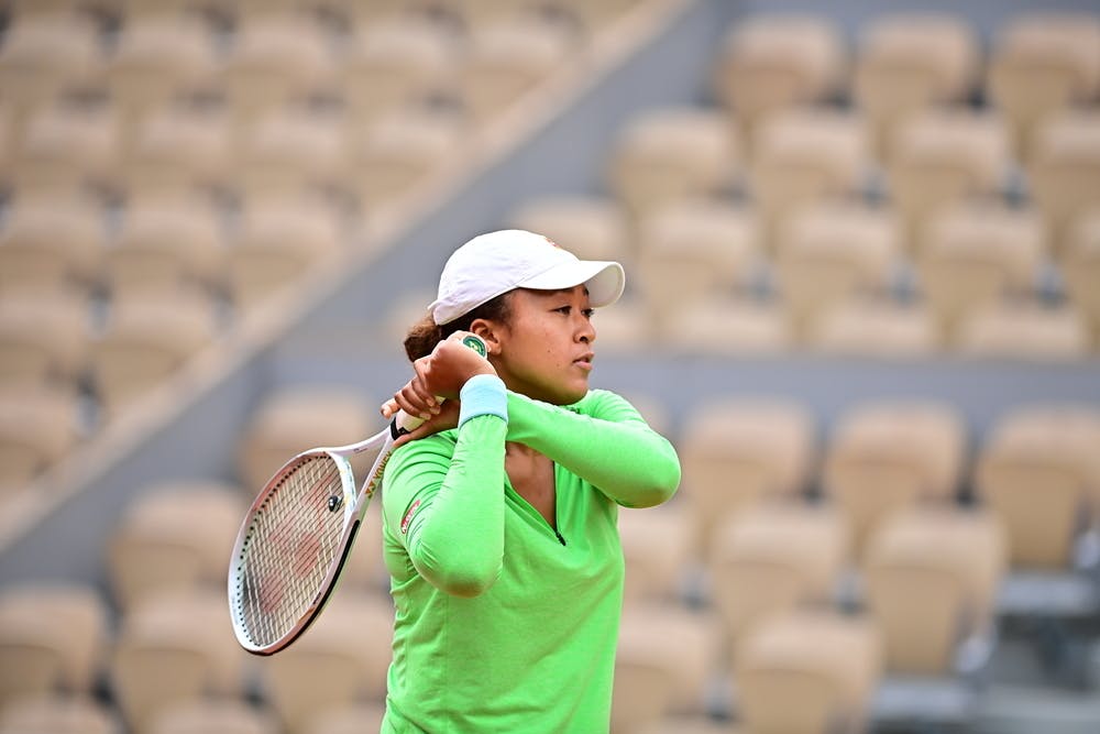 Naomi Osaka, Roland Garros 2021 practice