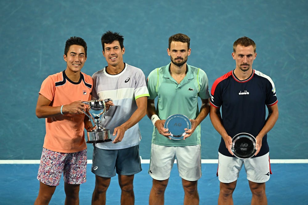 Rinky Hijikata, Jason Kubler, Hugo Nys et Jan Zielinski / Finale Open d'Australie 2023
