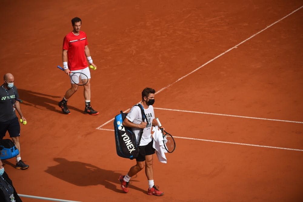 Andy Murray, Stan Wawrinka, Roland-Garros 2020