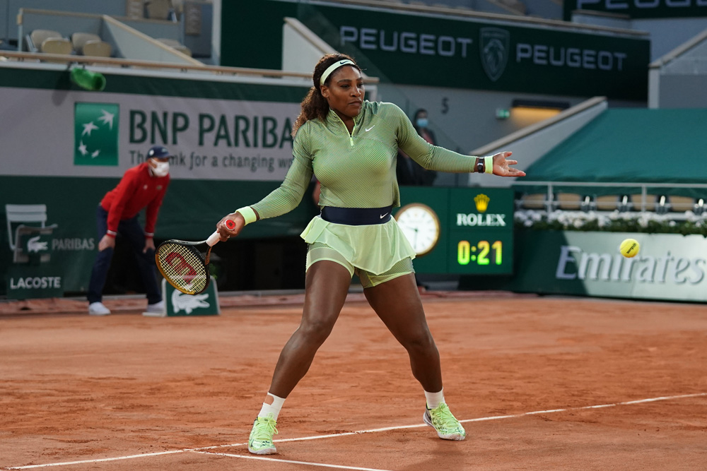 Serena Williams Roland Garros 2021 first round