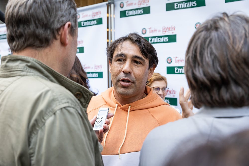 Marcos Baghdatis, Trophée des Légendes, Roland-Garros 2022 Marcos Baghdatis, Trophée des Légendes, Roland-Garros 2022