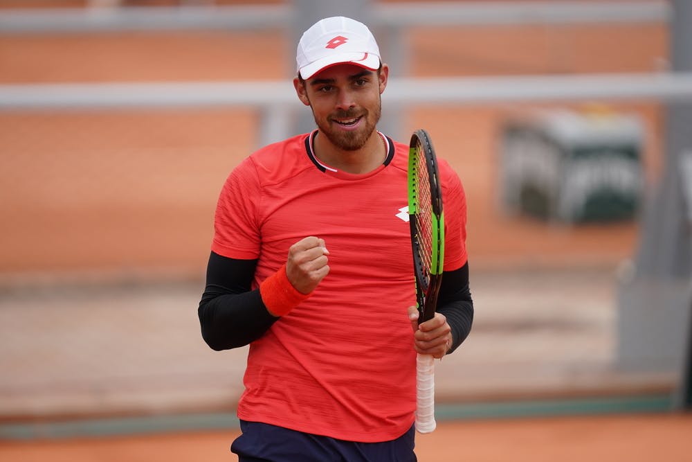 Benjamin Bonzi, Roland-Garros 2020, 1er tour
