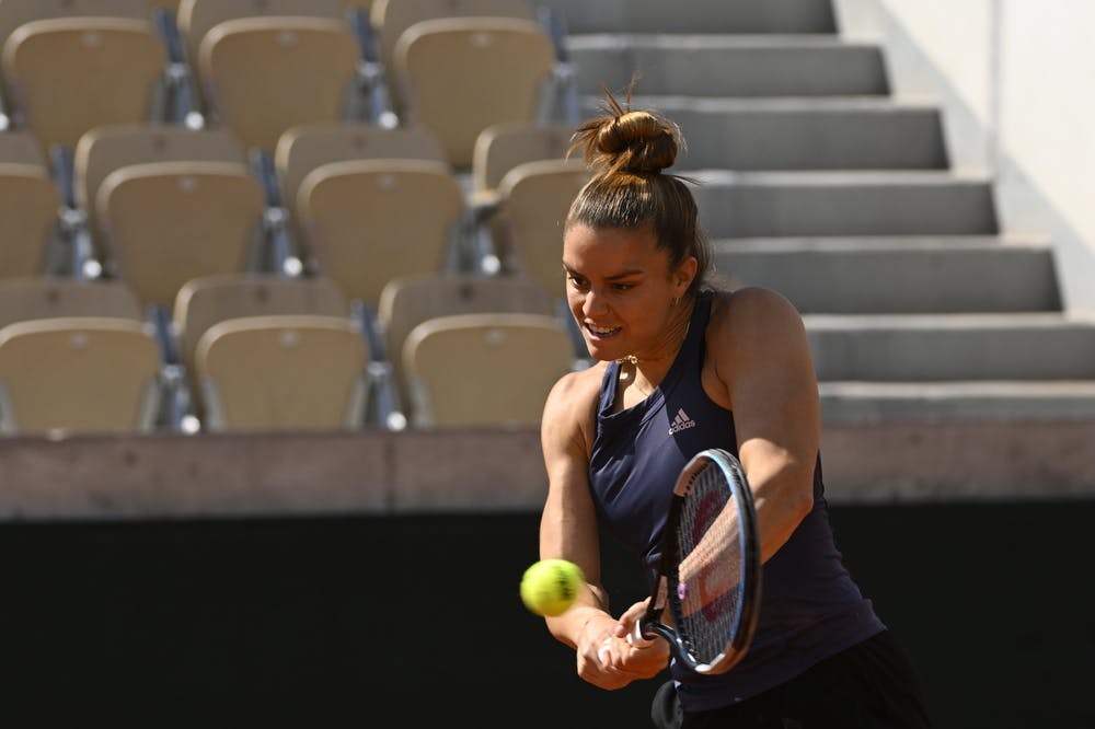 Maria Sakkari, Roland Garros 2022, practice