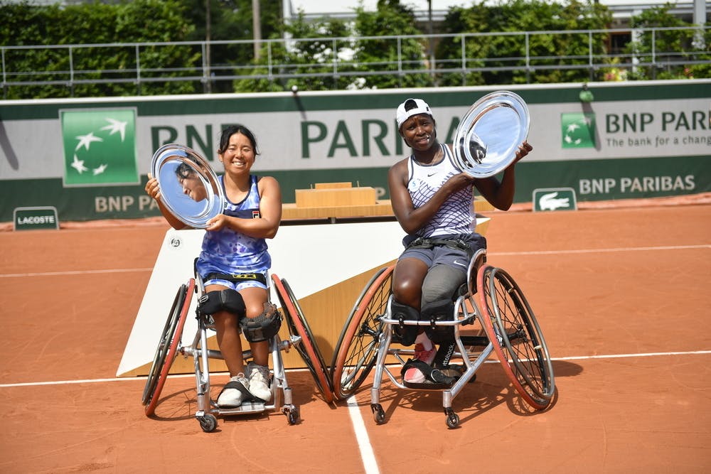 Yui Kamiji, Kgothatso Montjane, final, women's wheelchair doubles, Roland-Garros 2023