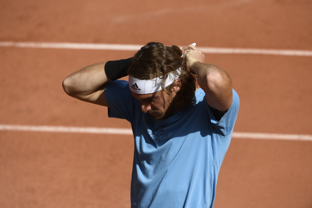 Stefanos Tsitsipas, entraînement, Roland-Garros 2022, 18/05/2022