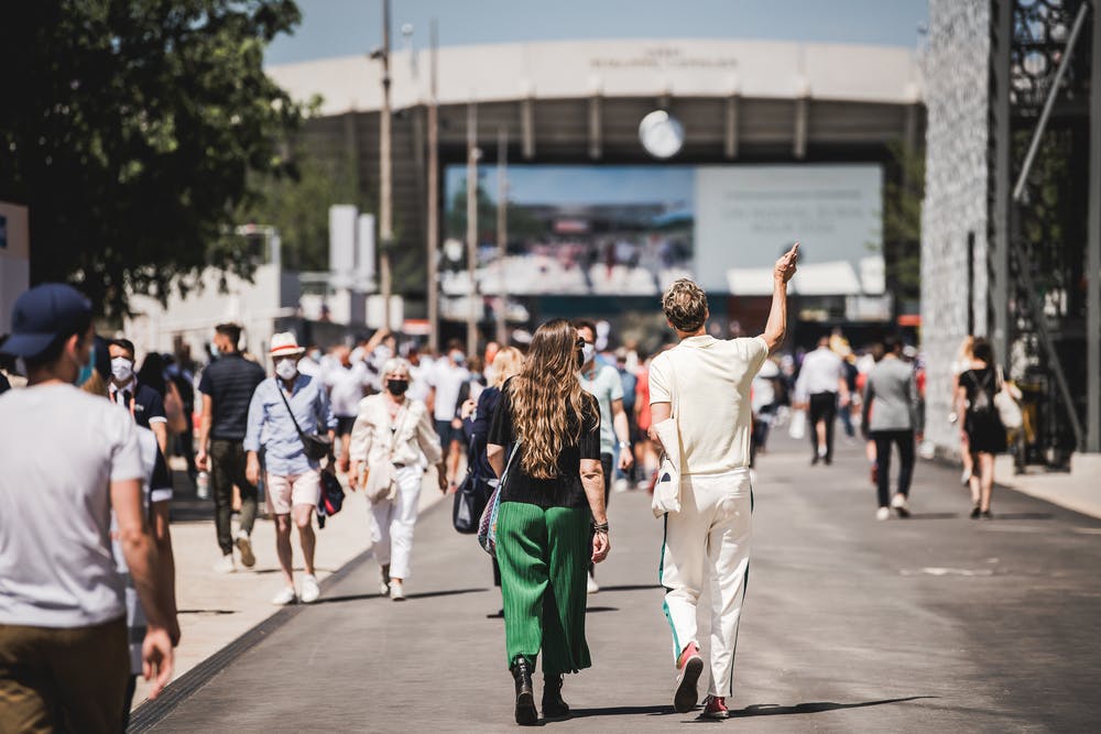 Spectateurs looks Roland-Garros