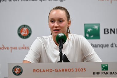 Elena Rybakina, Roland-Garros 2023, media day