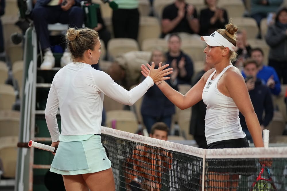 Simona Halep, Nastasja Schunk, Roland Garros 2022, first round