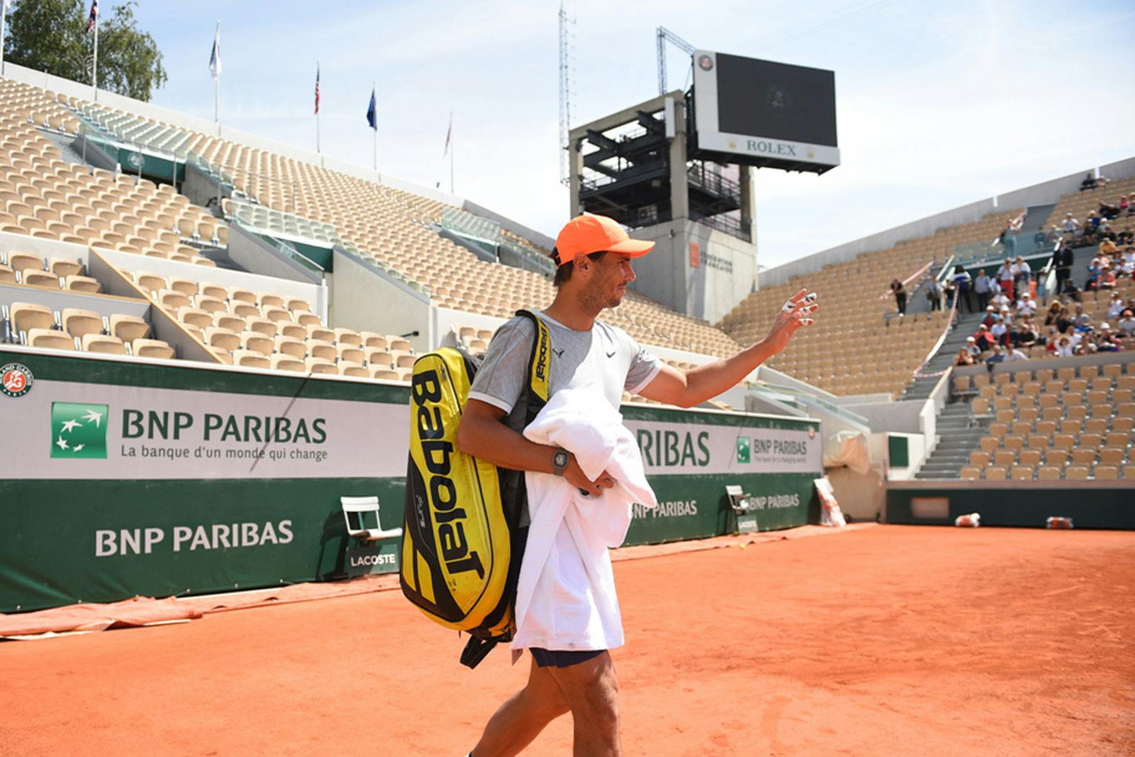 Rafael Nadal - Roland-Garros 2019 - court Suzanne-Lenglen
