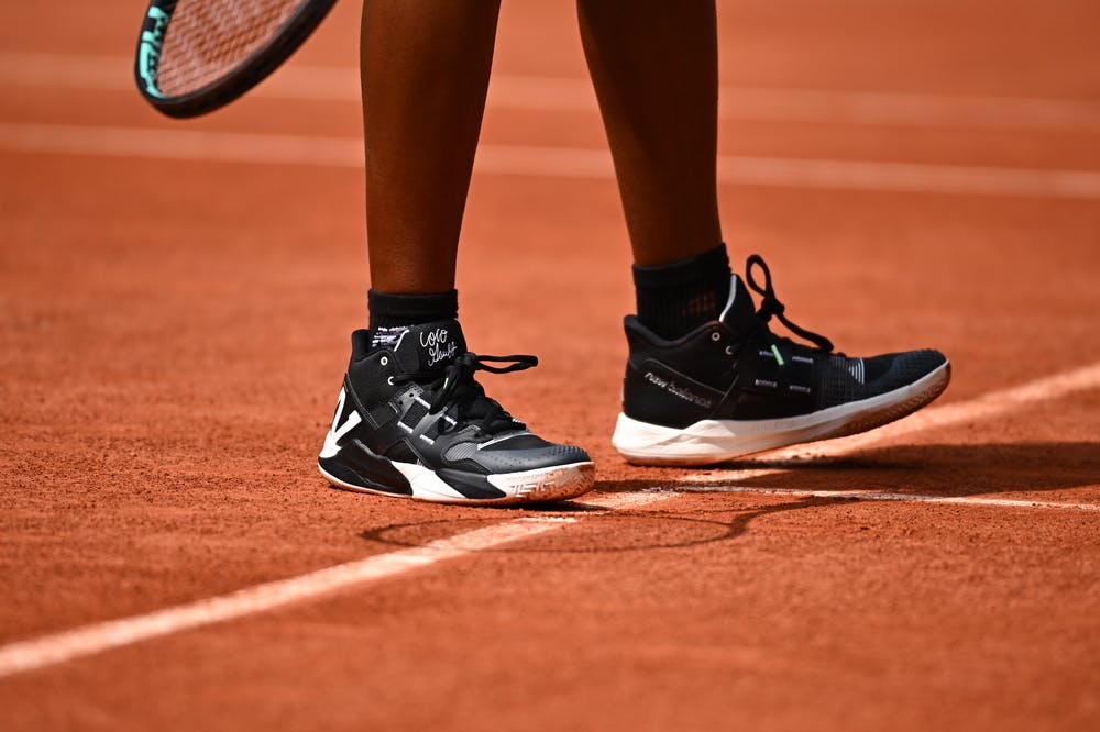 Coco Gauff, shoes, Roland-Garros 2023, practice