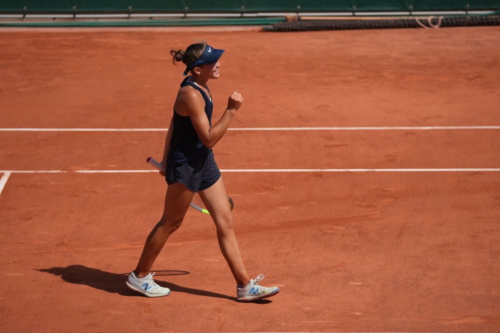Erika Andreeva, Roland-Garros 2021, girls' singles semi-final