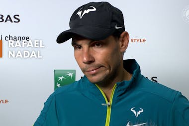 Rafael Nadal / Interview d'après-match