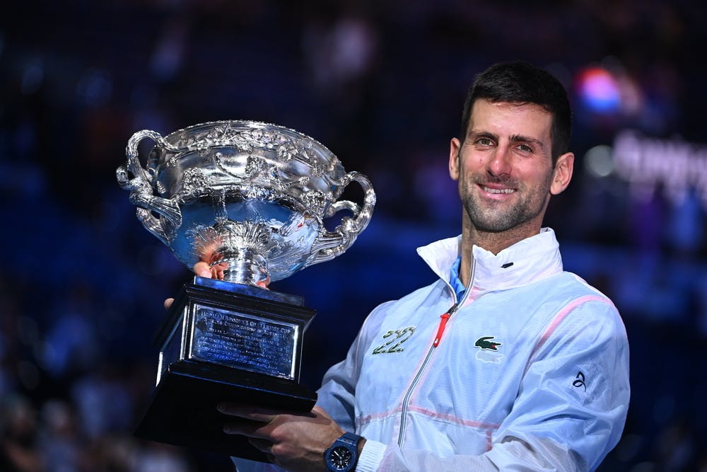 Novak Djokovic, Open d'Australie 2023, remise des prix
