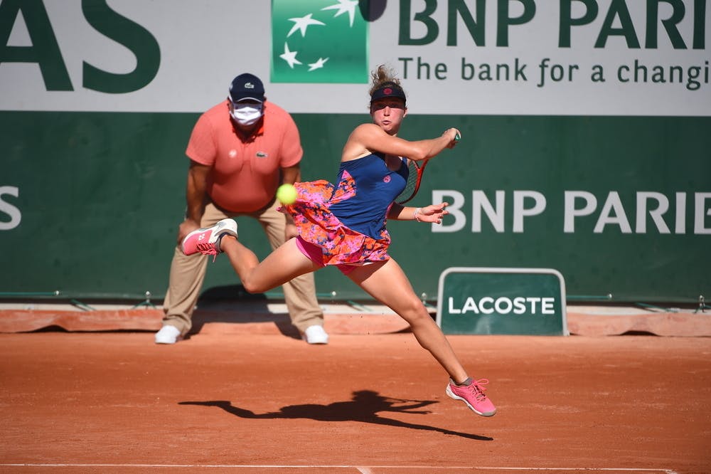 Carole Monnet, Roland Garros 2020, qualifying first round