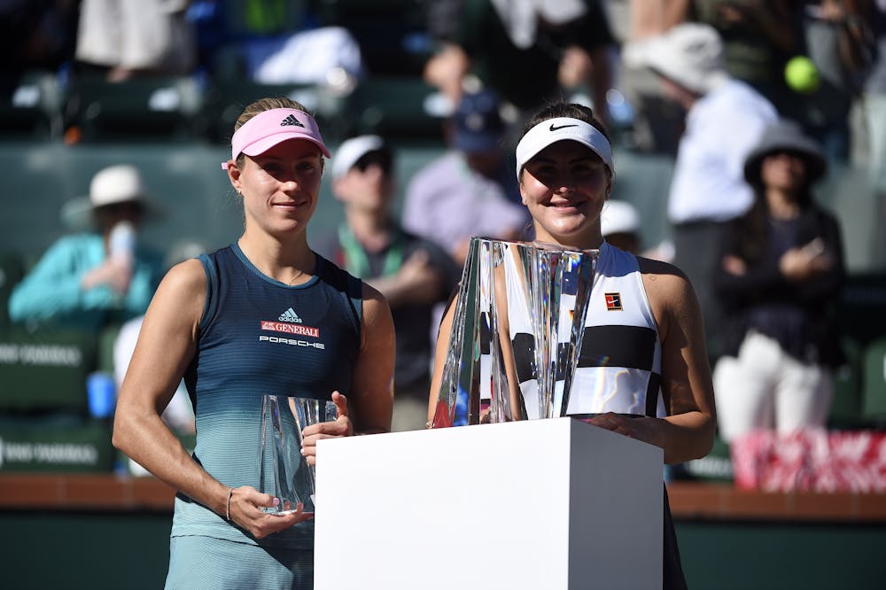 18-year-old @Bandreescu_ outlasted reigning Wimbledon champion Angelique Kerber to claim her first-ever WTA singles title at the BNP PARIBAS OPEN.
