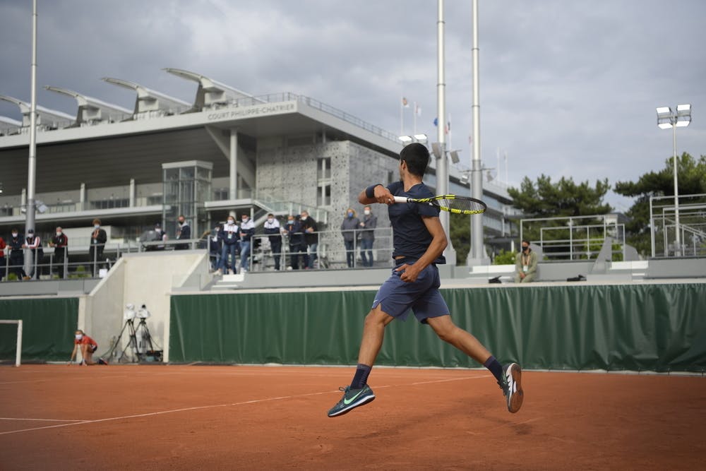 Carlos Alcaraz, Roland Garros 2021, qualifying second round
