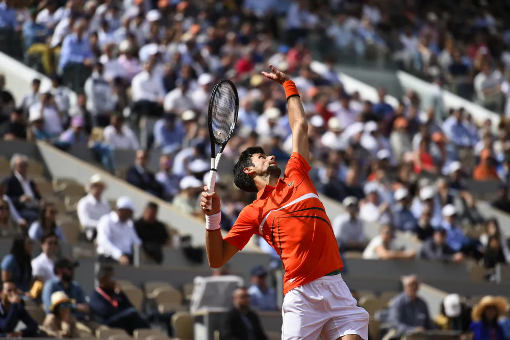 Novak Djokovic first round 2019 Roland Garros
