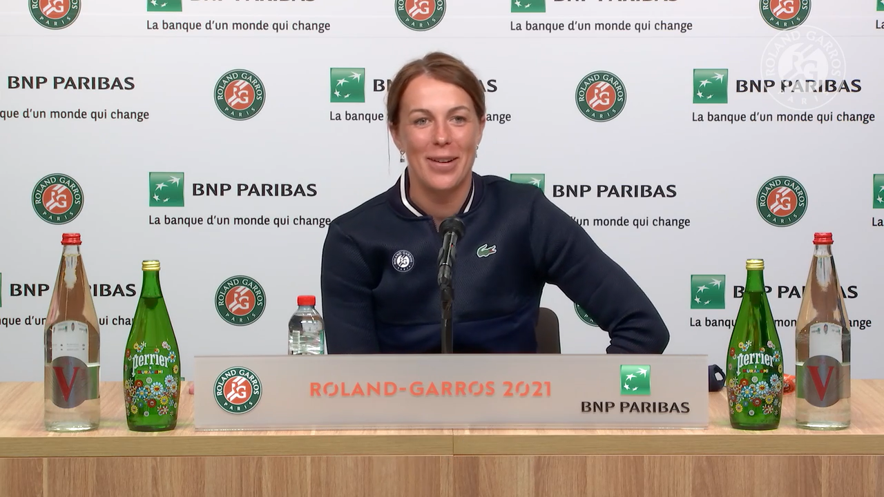 Anastasia Pavlyuchenkova - Conférence de presse 2021
