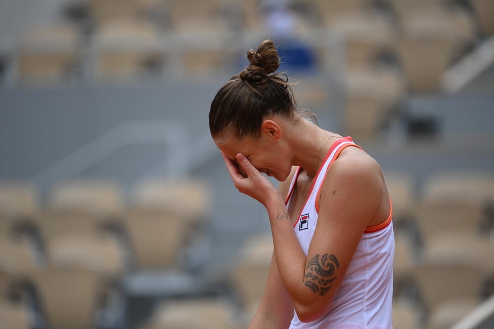 Karolina Pliskova, Roland-Garros 2020, 1er tour