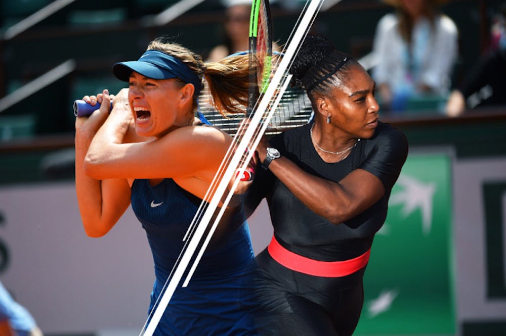 Serena Williams Maria Sharapova 3e tour Roland-Garros 3rd round.