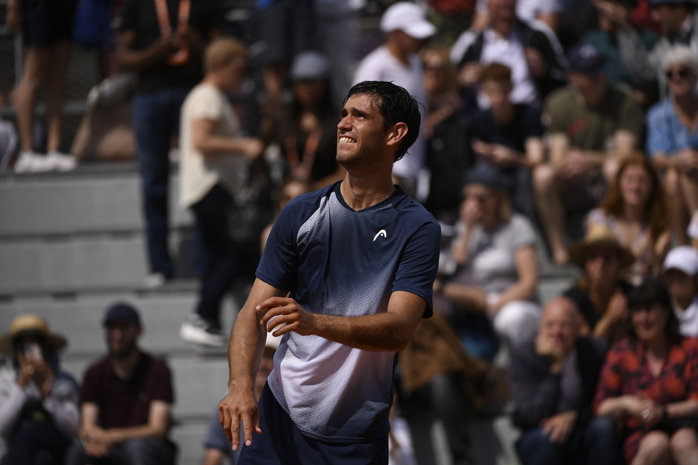 Nuno Borges, 3e tour, qualifications, Roland-Garros 2022