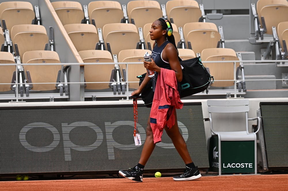 Coco Gauff, Roland-Garros 2023, practice