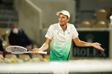 Daniil Medvedev, Roland-Garros 2020, 1er tour