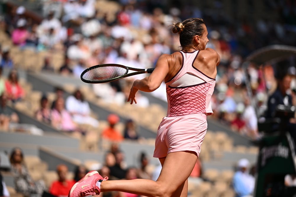 Aryna Sabalenka, first round, Roland-Garros 2023