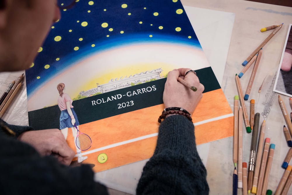 Maxime Verdier Affiche Roland-Garros 2023