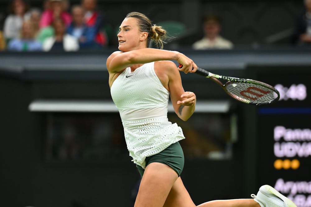 Aryna Sabalenka / 1er tour Wimbledon 2023