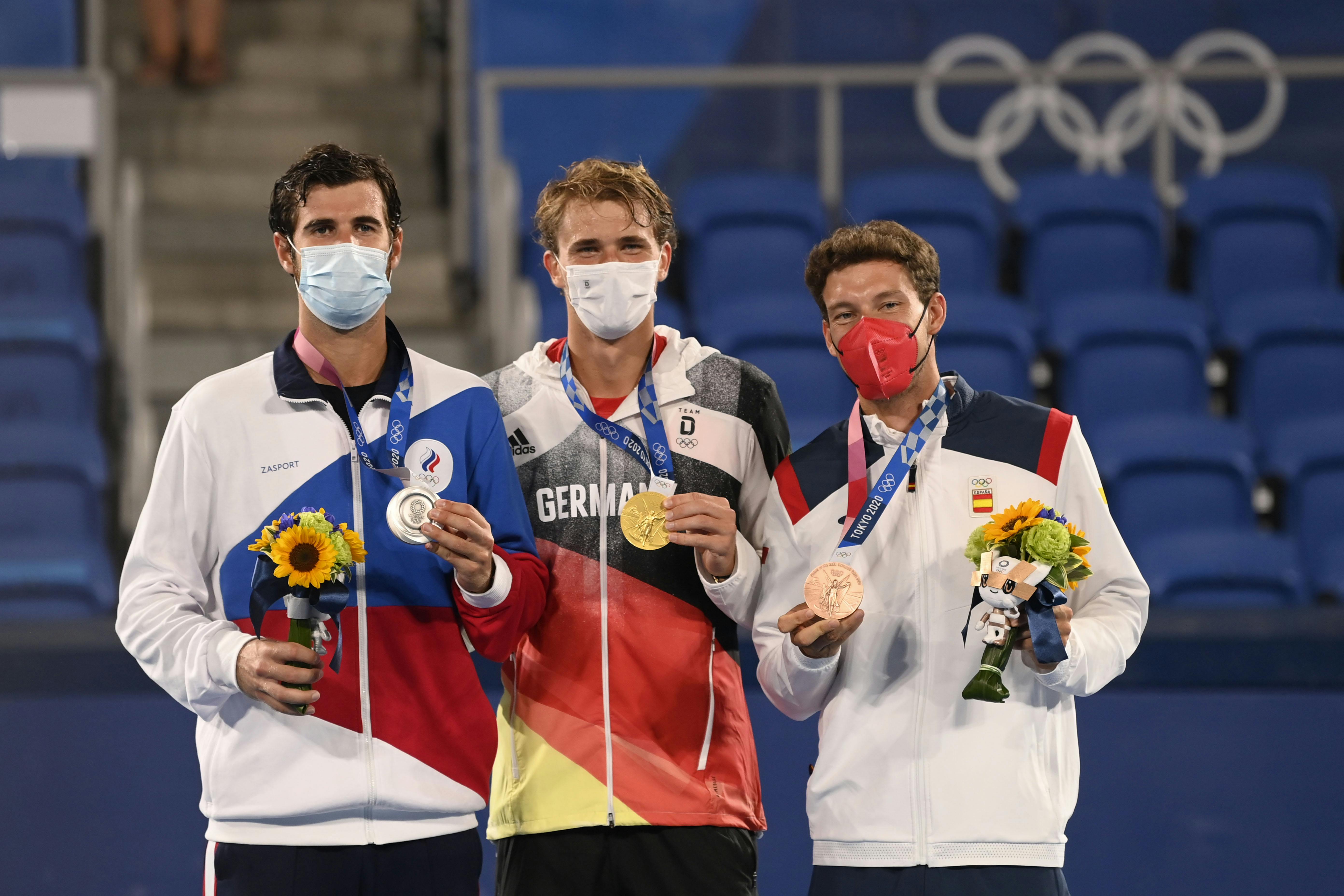 Podium simples hommes / JO Tokyo 2020