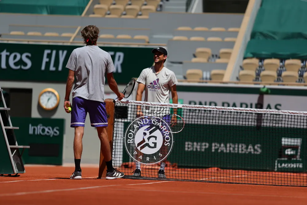 Zverev Thiem Roland-Garros 2021
