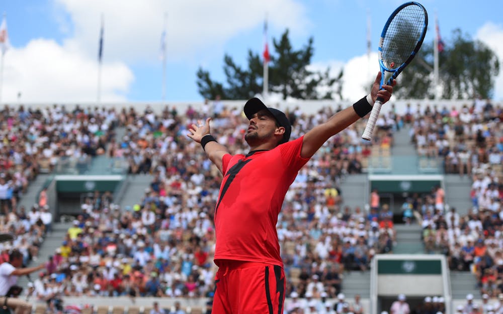 Fabio Fognini troisième tour Roland-Garros 2018
