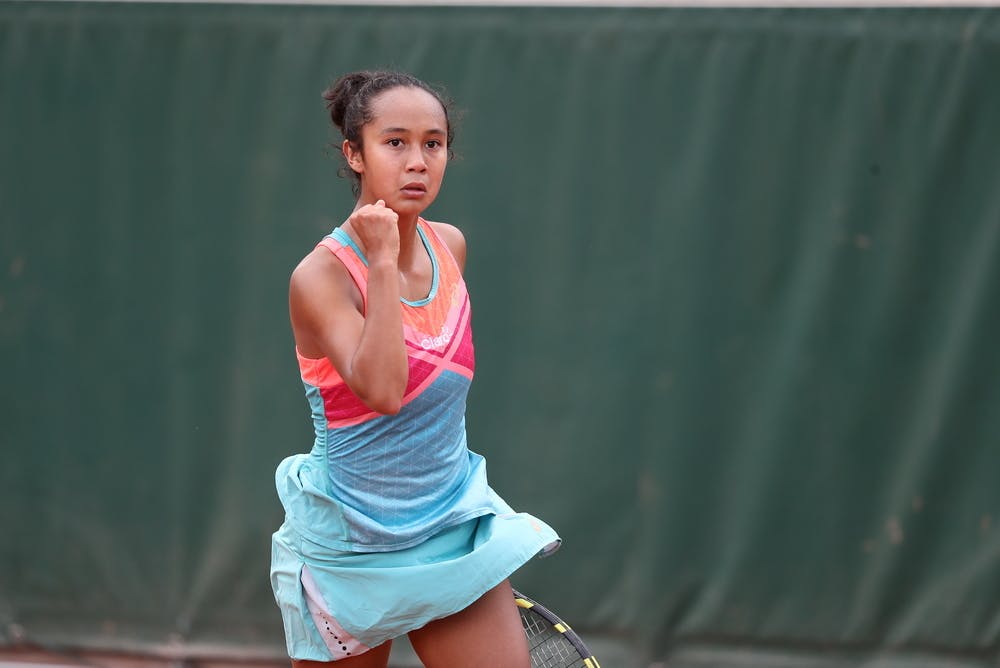 Leylah Fernandez, Roland-Garros 2020, 2e tour 