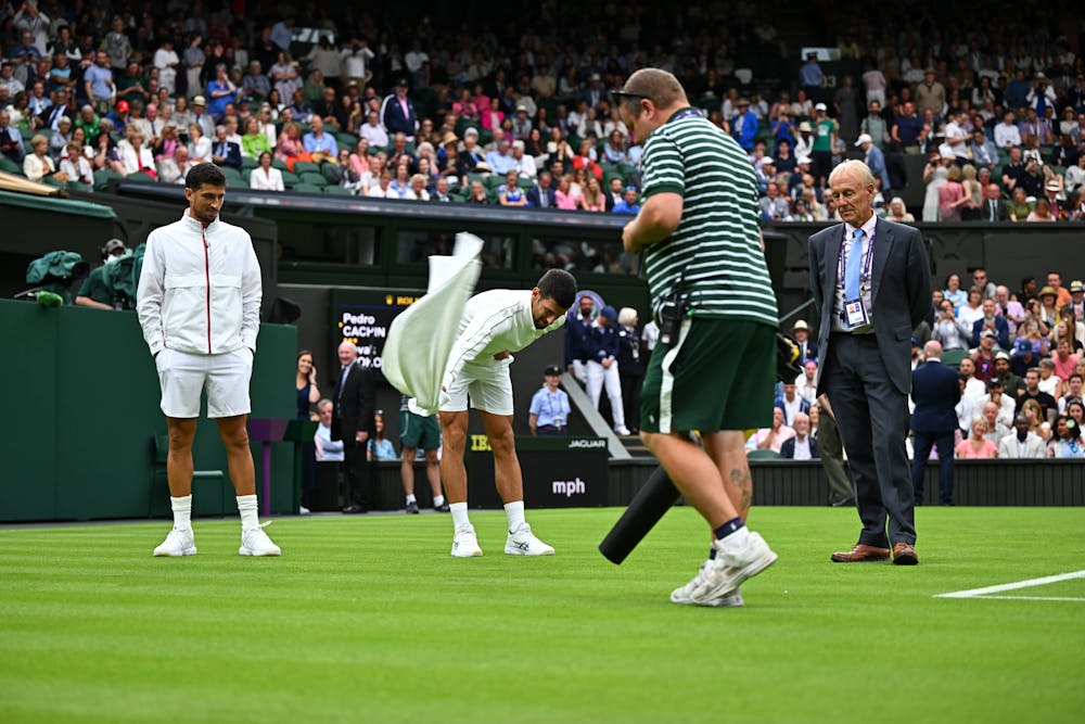 Novak Djokovic & Pedro Cachin / Wimbledon 2023