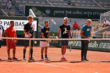 Novak Djokovic, entraînement, Roland-Garros 2022 