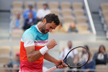 Marin Cilic, quarts de finale, Roland-Garros 2022