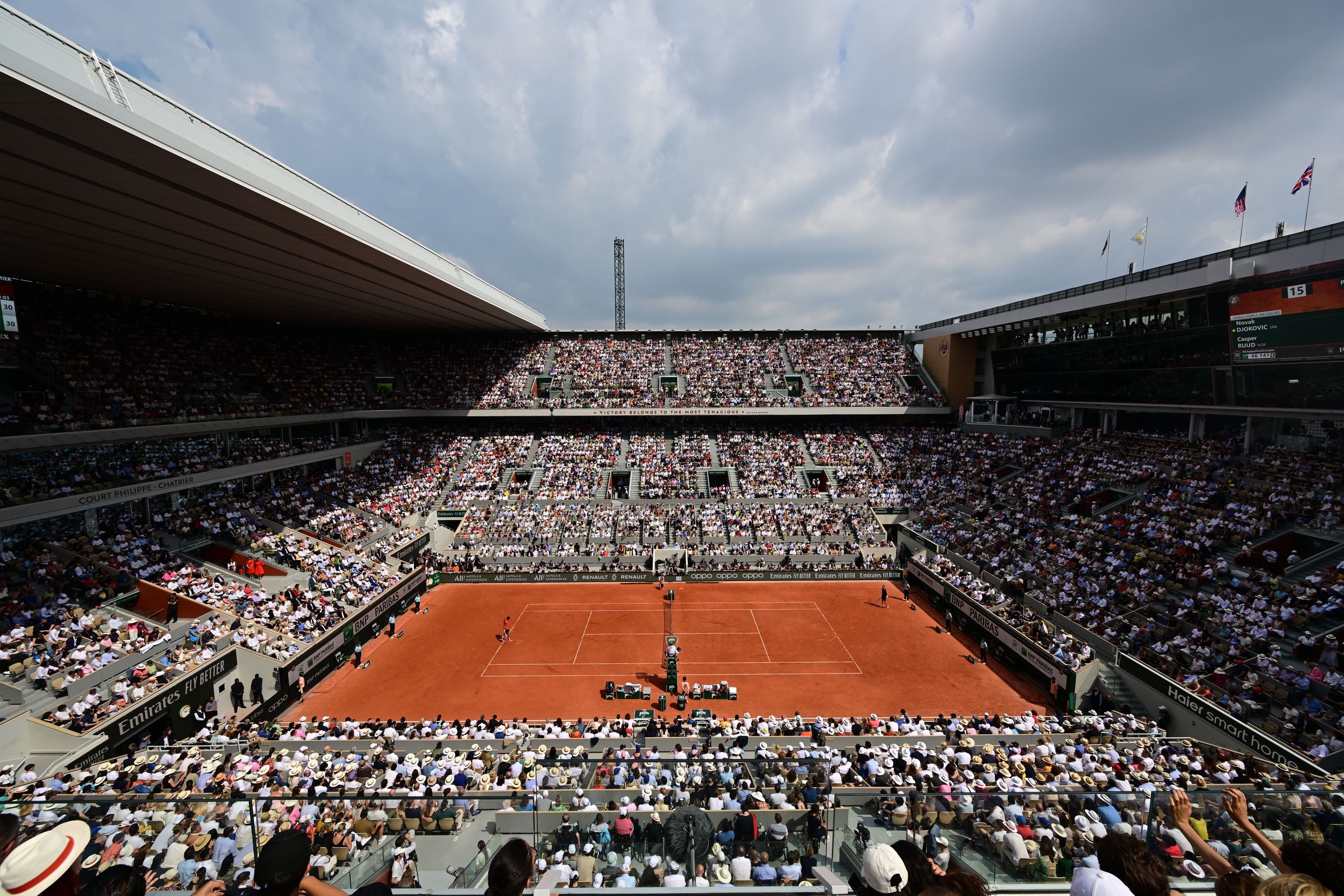 Court Philippe-Chatrier / Finale Roland-Garros 2023