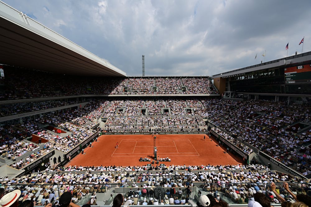 Court Philippe-Chatrier / Finale Roland-Garros 2023