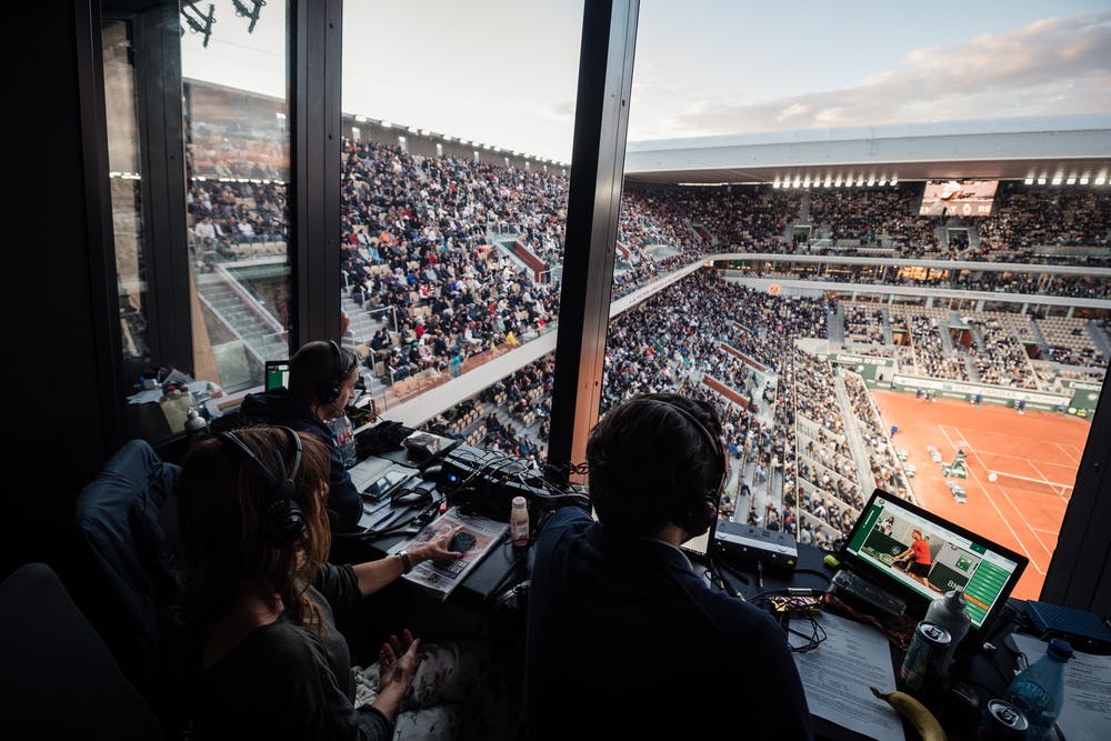 Cabine Radio FFT / Roland-Garros 2022