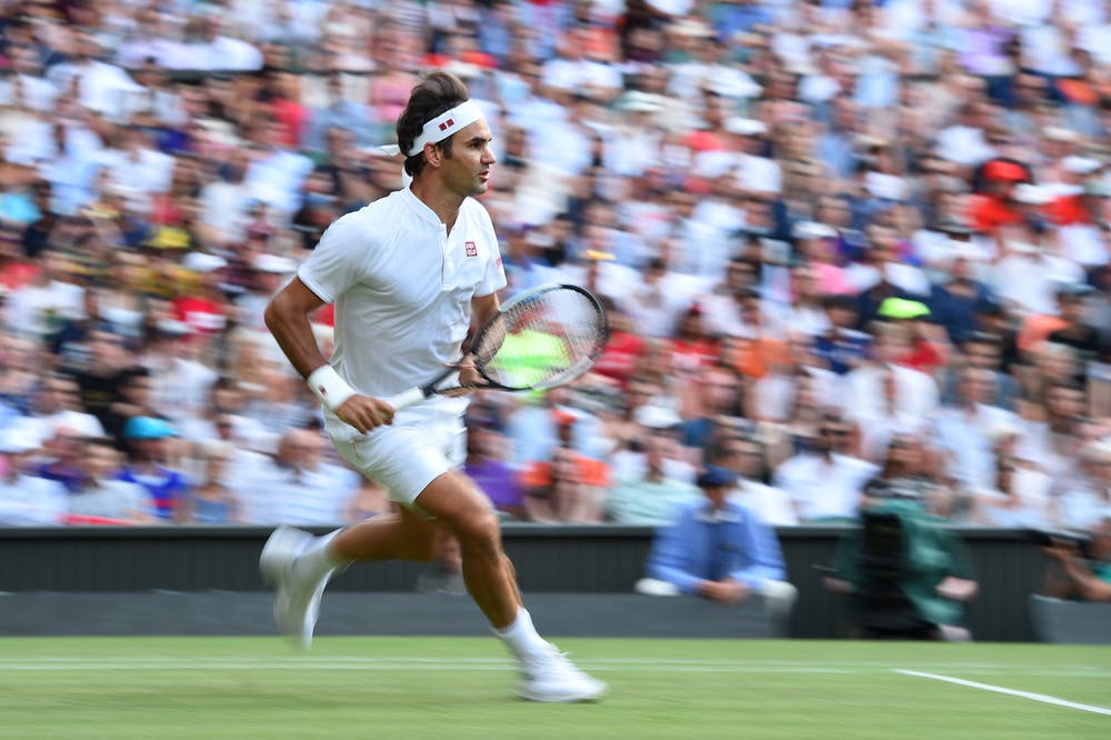 Roger Federer filé Wimbledon 2018