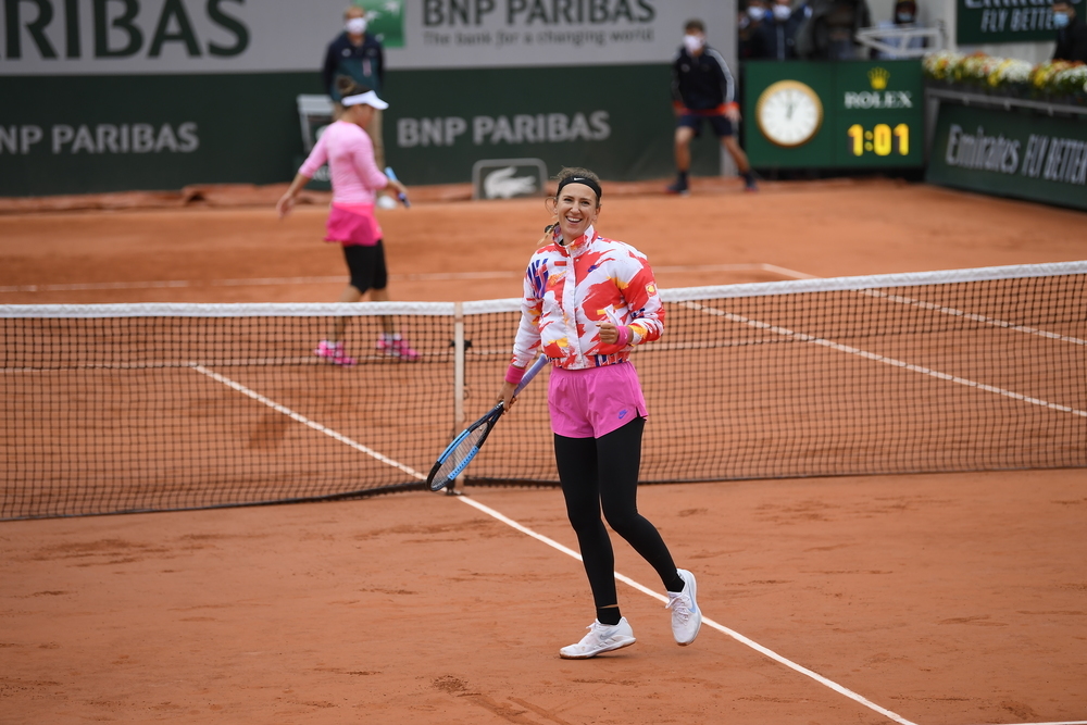 Victoria Azarenka, Danka Kovinic, Roland-Garros 2020, 1er tour