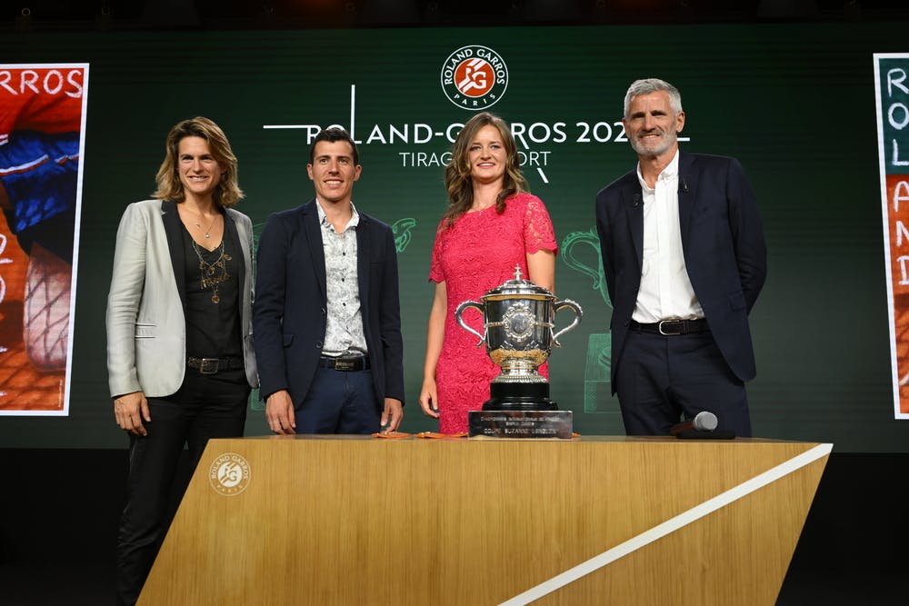 Draw ceremony, Roland Garros 2022