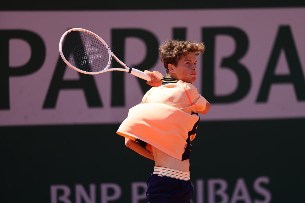 Alexander Blockx, boys' singles, second round, Roland-Garros 2023